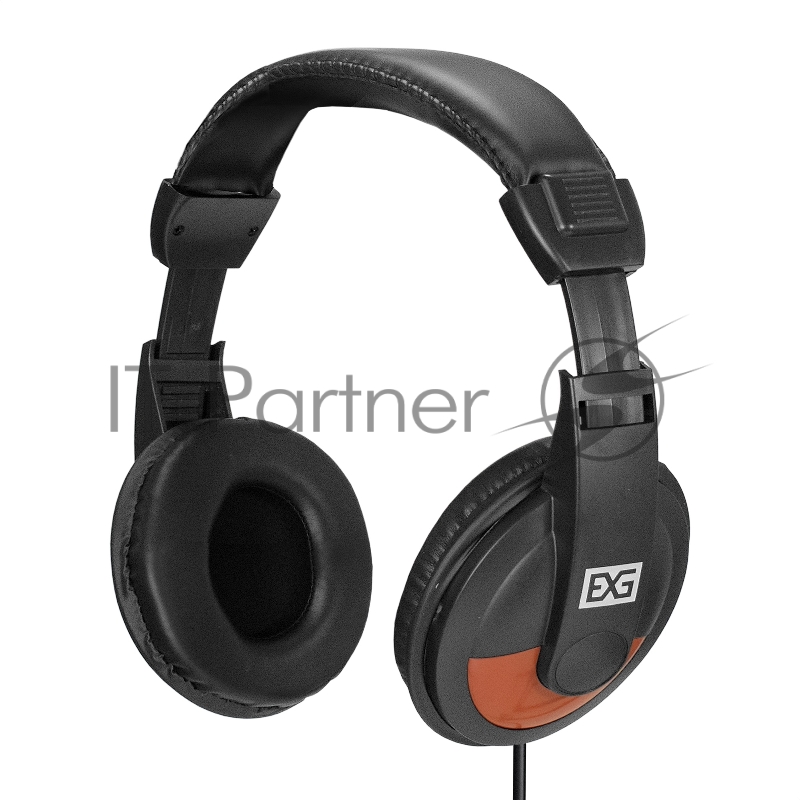 Полноразмерные наушники с микрофоном (гарнитура) ExeGate Office HS-130S (2x3.5мм, динамик 40мм, 20-20000Гц, длина кабеля 2.2м, регулировка громкости)