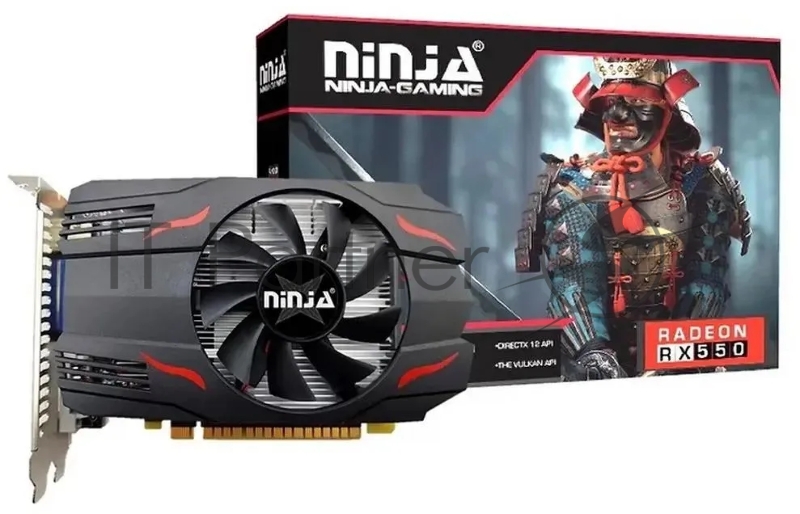 Видеокарта RX550 4GB GDDR5 128-Bit DVI HDM DP 1FAN ATX RTL
