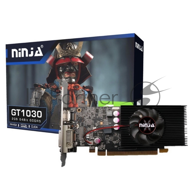 Видеокарта GT1030 2GB 64-Bit GDDR5 DVI HDMI 1FAN RTL