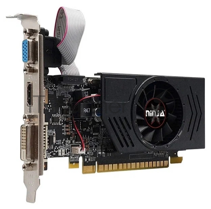Видеокарта GT730 4GB 128-Bit DDR3 DVI HDMI CRT 1FAN RTL
