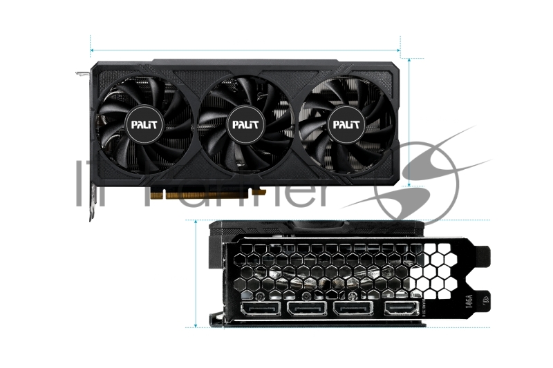 Видеокарта PALIT PCIE16 RTX4060TI 16GB RTX4060TI JETSTREAM 16GB