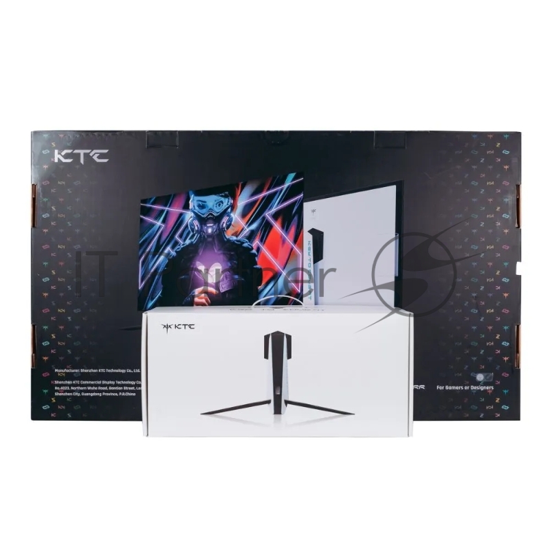 Монитор 42 KTC G42P5 White (OLED, 3840x2160, HDMI+HDMI+DP+Type C 90W, USB 3.0 (1 in/2 out), 0.1 ms, 178°/178°, 450 cd/m, 135000:1, 138Hz, FreeSync/G-Sync, HDR10, MM)