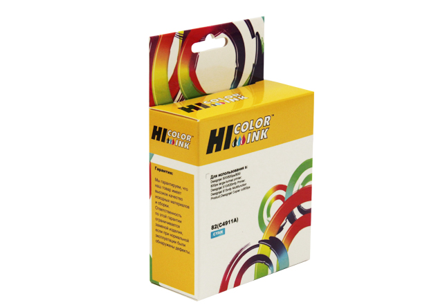 Расходные материалы Hi-Black C4911A Картридж HP DJ 500/800, №82 (Hi-Black) C4911A, С