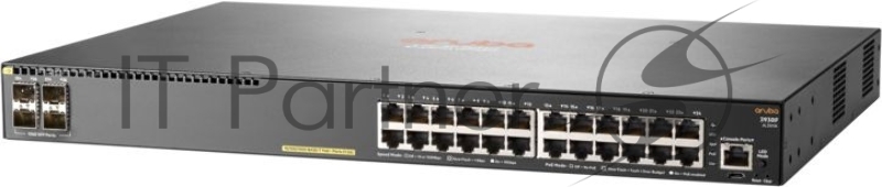 Коммутатор HP Aruba 2930F 24G PoE+ 4SFP Swch