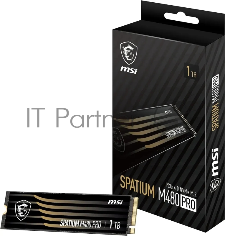 Накопитель 1TB PCIe 4.0 NVMe M.2 SPATIUM M480 PRO