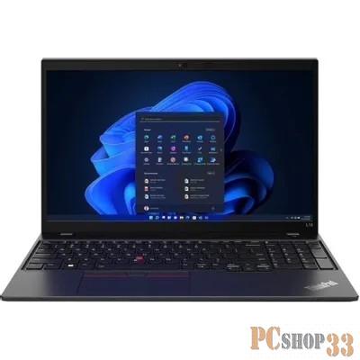 Ноутбук Lenovo ThinkPad L15 G3 Core i5 1235U 8Gb SSD256Gb Intel UHD Graphics 15.6 IPS FHD (1920x1080) Windows 11 Professional 64 black WiFi BT Cam (21C4S3TF00)