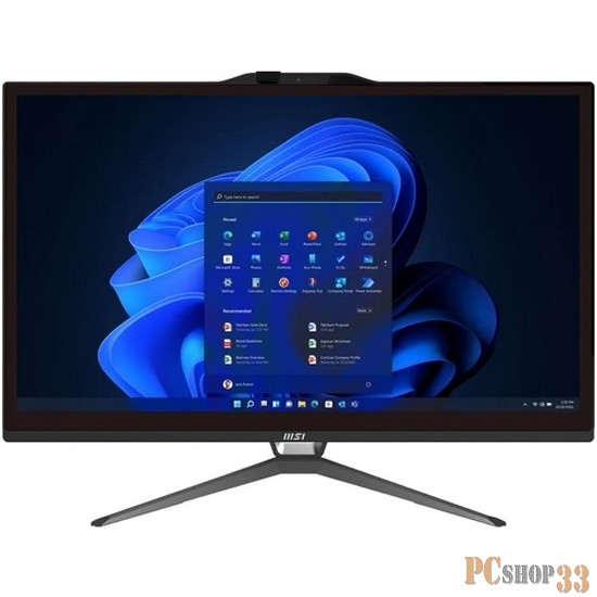 Моноблок MSI Pro AP222T 13M-088XRU 21.5 Full HD Touch i5 13400 (2.5) 16Gb SSD512Gb UHDG 730 CR noOS 2xGbitEth WiFi BT 120W клавиатура мышь Cam черный 1920x1080