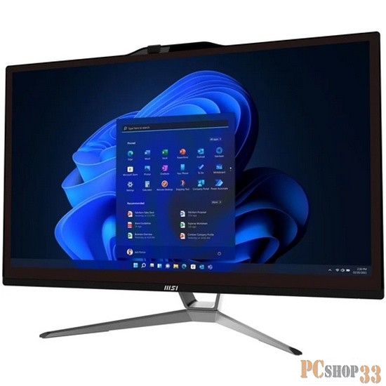 Моноблок MSI Pro AP222T 13M-088XRU 21.5 Full HD Touch i5 13400 (2.5) 16Gb SSD512Gb UHDG 730 CR noOS 2xGbitEth WiFi BT 120W клавиатура мышь Cam черный 1920x1080