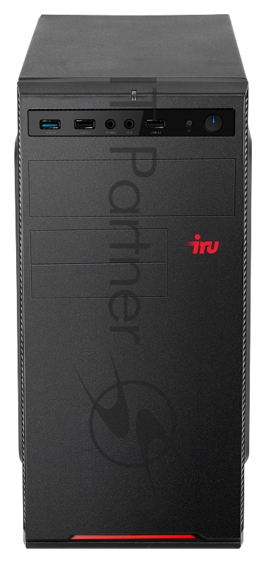 Компьютер IRU Home 310H5SE MT i3 10105 (3.7) 8Gb SSD1Tb UHDG 630 Free DOS GbitEth 400W черный (1862601)