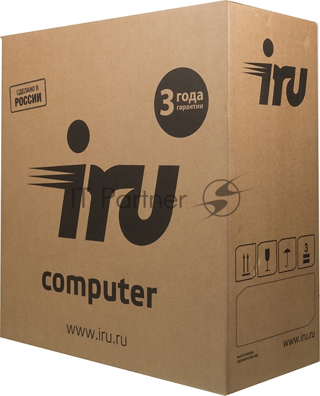 Компьютер IRU Office 513 MT i3 9100 (3.6) 8Gb SSD240Gb UHDG 630 noOS GbitEth 400W черный (1881599)