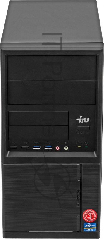 Компьютер IRU Office 513 MT i3 9100 (3.6) 8Gb SSD240Gb UHDG 630 noOS GbitEth 400W черный (1881599)