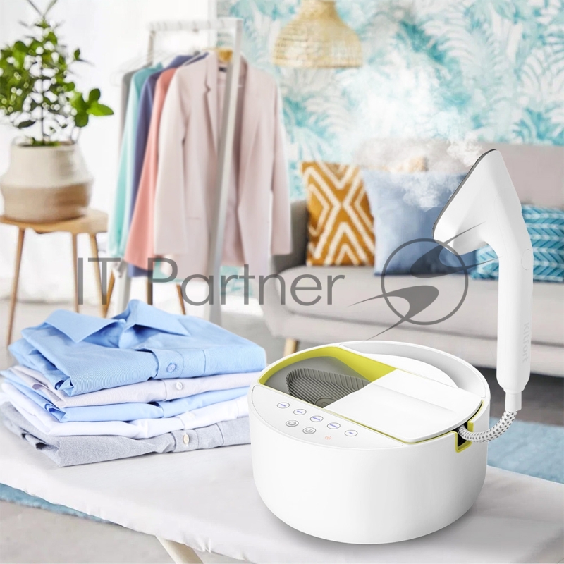 Отпариватель ручной Kitfort КТ-9110-2 2180Вт белый/салатовый