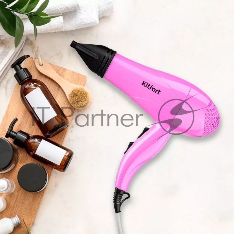 Фен Kitfort КТ-3208 950Вт розовый