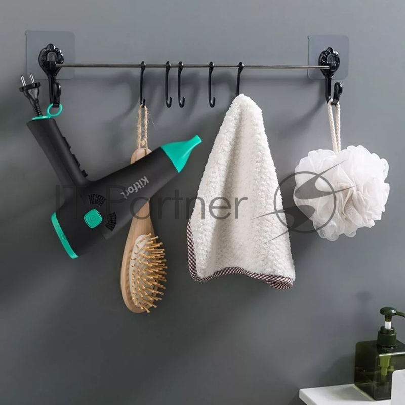 Фен Kitfort КТ-3222 2000Вт черный/бирюзовый