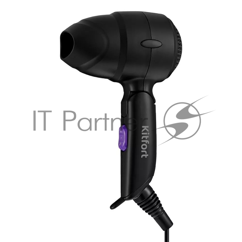 Фен Kitfort КТ-3237 1200Вт черный/фиолетовый