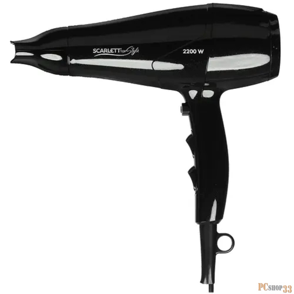 Фен Scarlett SC-HD70I63 (черный блеск)