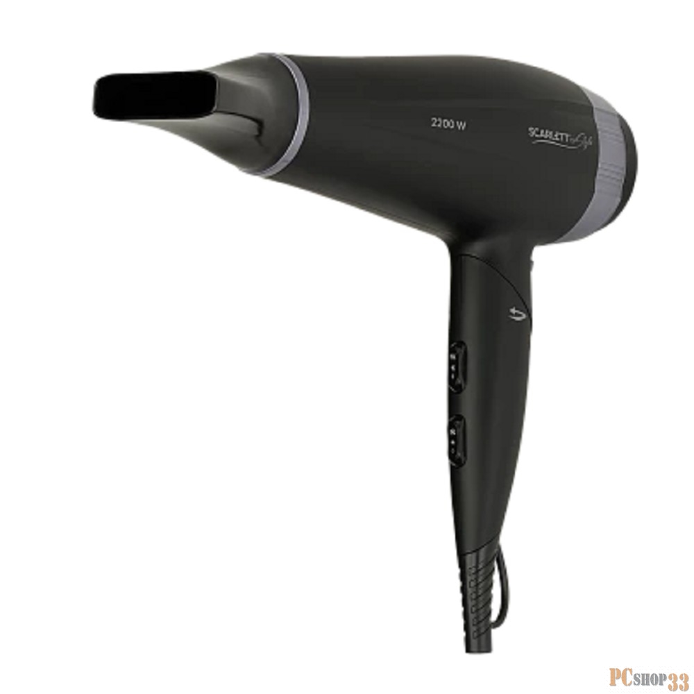 Фен Scarlett SC-HD70IT12 (черный с лиловым)