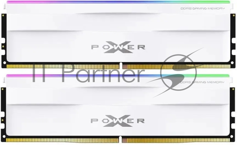 Модуль памяти Silicon Power 64GB 5600МГц XPOWER Zenith RGB DDR5 CL40 DIMM (KIT of 2) 2Gx8 DR White
