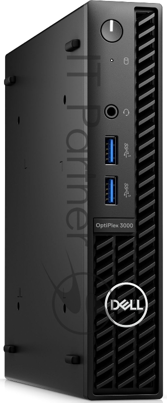 Компьютер Dell Optiplex 3000 Micro i3 12100T (2.2) 8Gb SSD256Gb UHDG 730 Linux Ubuntu GbitEth мышь черный