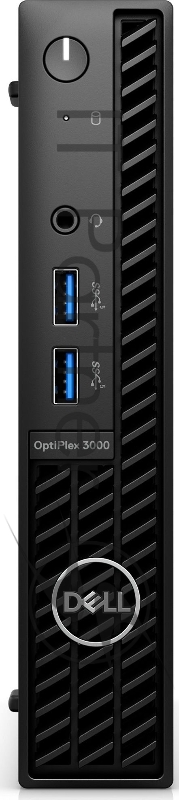 Компьютер Dell Optiplex 3000 Micro i3 12100T (2.2) 8Gb SSD256Gb UHDG 730 Linux Ubuntu GbitEth мышь черный