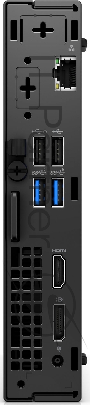 Компьютер Dell Optiplex 3000 Micro i3 12100T (2.2) 8Gb SSD256Gb UHDG 730 Linux Ubuntu GbitEth мышь черный