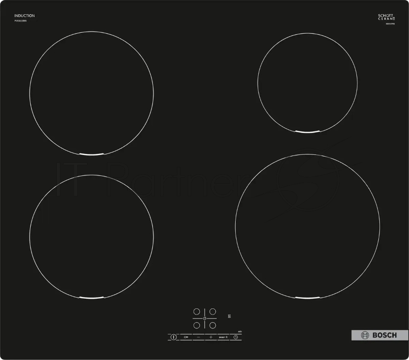 Индукционная варочная поверхность Bosch PUE611BB6E черный