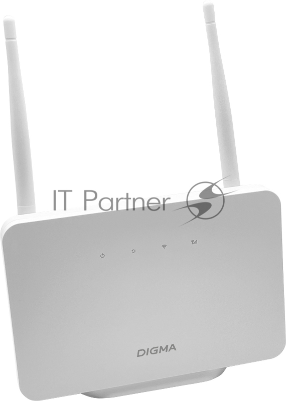 Интернет-центр Digma HOME (D4GHMAWH) N300 10/100BASE-TX/4G(3G) cat.4 белый