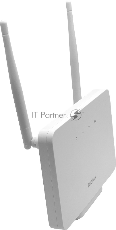 Интернет-центр Digma HOME (D4GHMAWH) N300 10/100BASE-TX/4G(3G) cat.4 белый