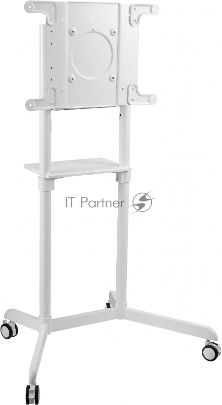 Стойка для телевизора Cactus CS-ST1146WT белый 37-70 макс.70кг напольный мобильный