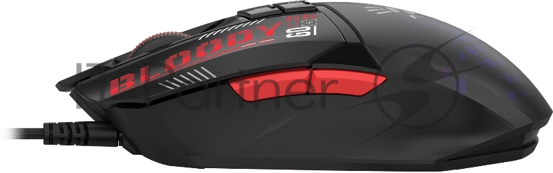 Мышь A4Tech Bloody W60 Max Mini черный оптическая (12000dpi) USB (9but)