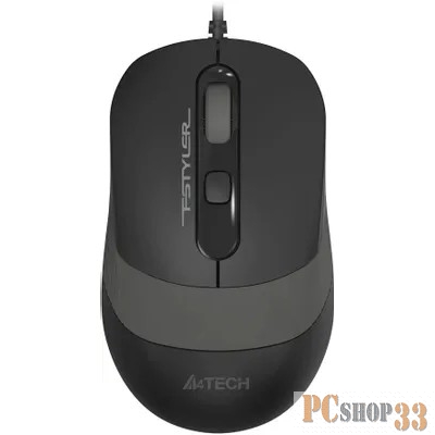 Мышь A4Tech Fstyler FM10ST серый оптическая (1600dpi) silent USB для ноутбука (4but)