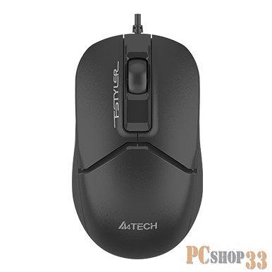 Мышь A4Tech Fstyler FM12ST черный оптическая (1200dpi) silent USB для ноутбука (3but)