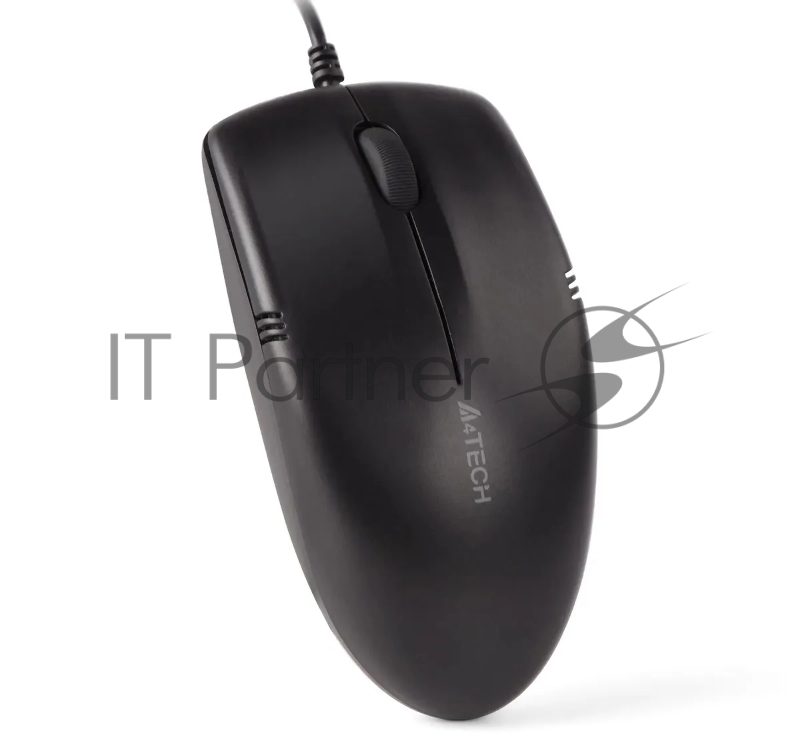 Мышь A4Tech OP-530NUS черный оптическая (1200dpi) silent USB (3but)