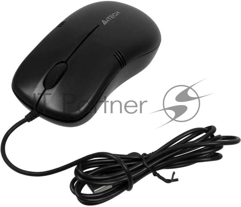 Мышь A4Tech OP-560NUS черный оптическая (1200dpi) silent USB (3but)