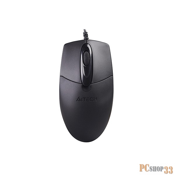 Мышь A4Tech OP-720S черный оптическая (1200dpi) silent USB (3but)