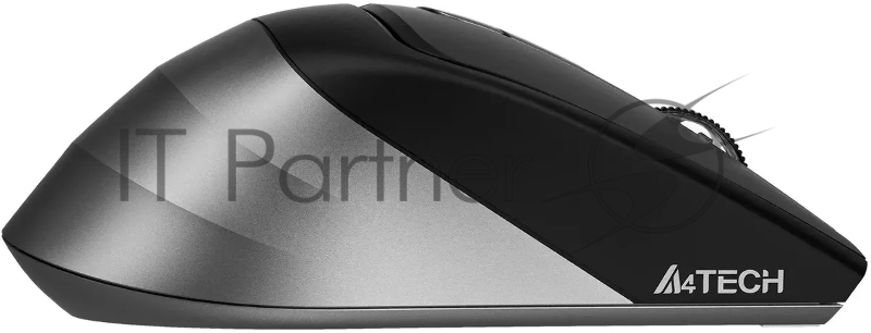 Мышь A4Tech Fstyler FB35S серый/черный оптическая (2000dpi) беспроводная BT/Radio USB для ноутбука (5but)