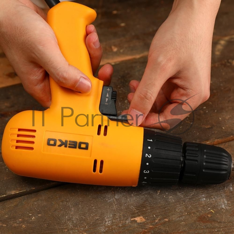 Дрель Deko DKSD400W 400Вт патрон:быстрозажимной реверс (063-4086)