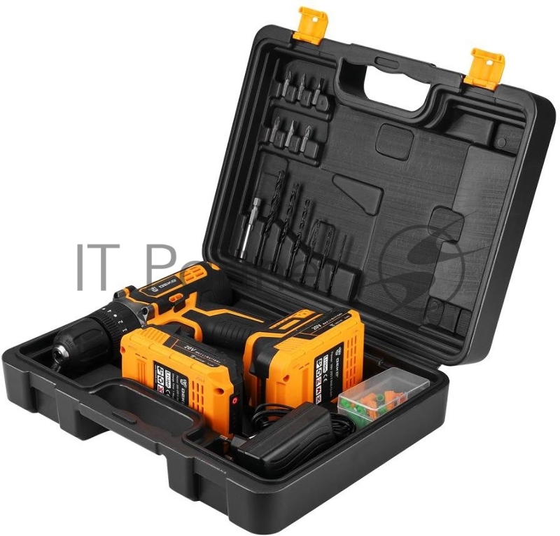 Дрель-шуруповерт Deko DKCD20 Impact SET аккум. патрон:быстрозажимной (кейс в комплекте) (063-4415)