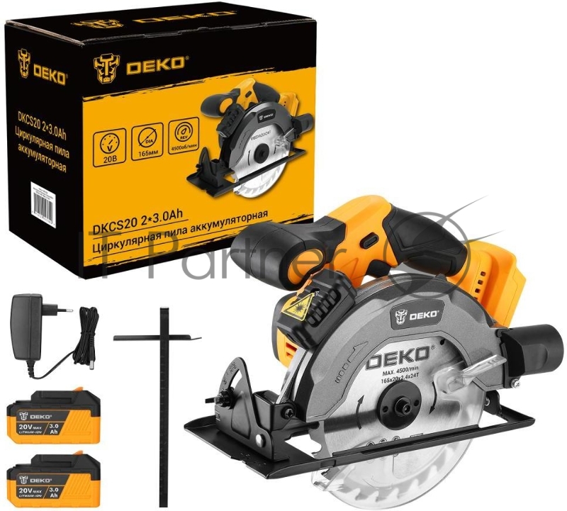 Циркулярная пила (дисковая) Deko DKCS20 (ручная)