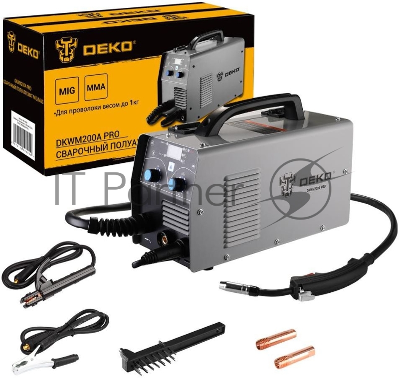 Сварочный полуавтомат Deko DKWM200A MIG-MAG/ММА 5.6кВт