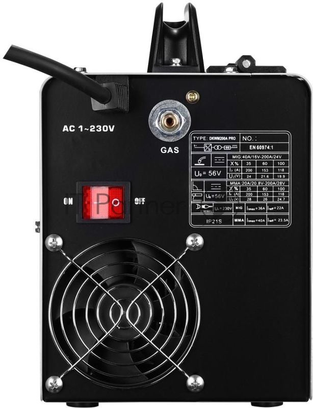 Сварочный полуавтомат Deko DKWM200A MIG-MAG/ММА 5.6кВт