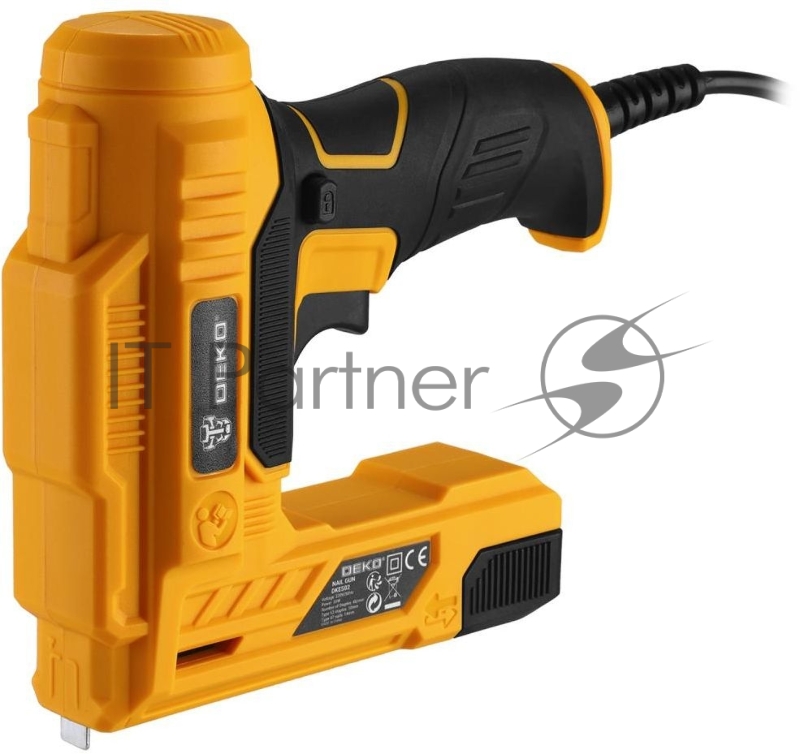 Степлер электрический Deko DKES02 скобы тип 53: 6-10 мм гвозди тип 47: 14мм