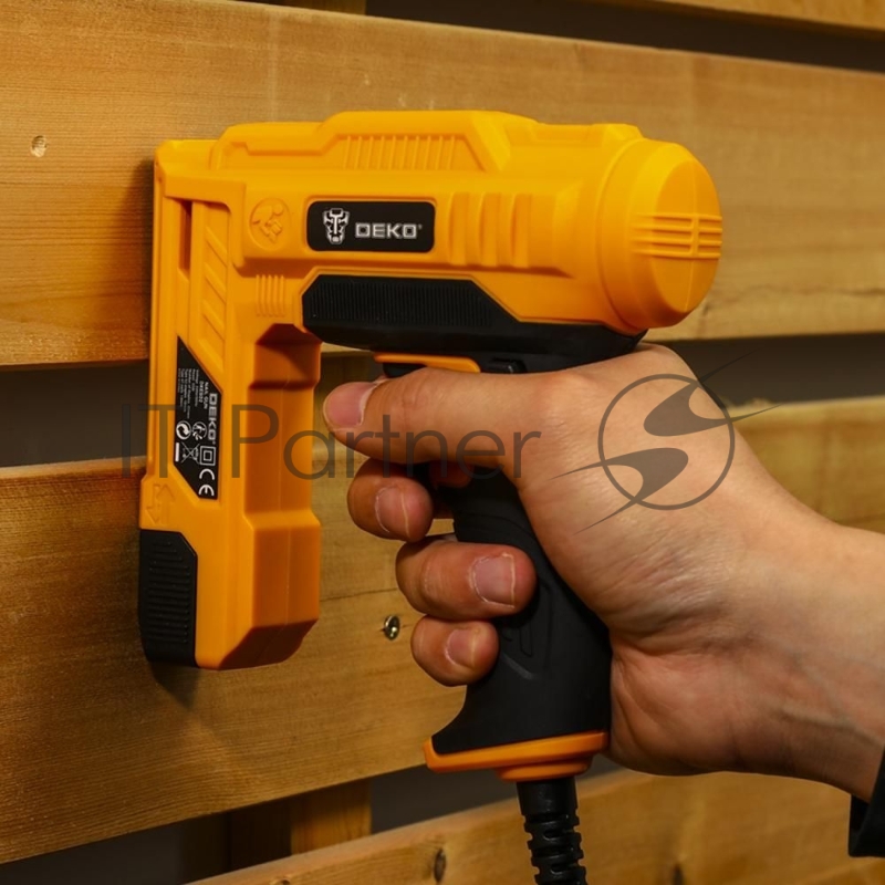 Степлер электрический Deko DKES02 скобы тип 53: 6-10 мм гвозди тип 47: 14мм