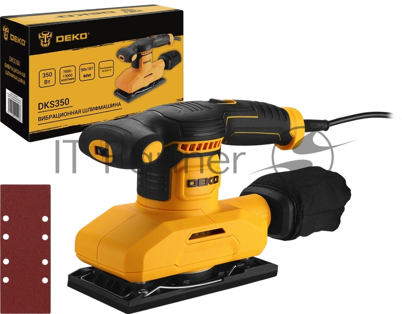 Вибро шлифовальная машина Deko DKS350 350Вт