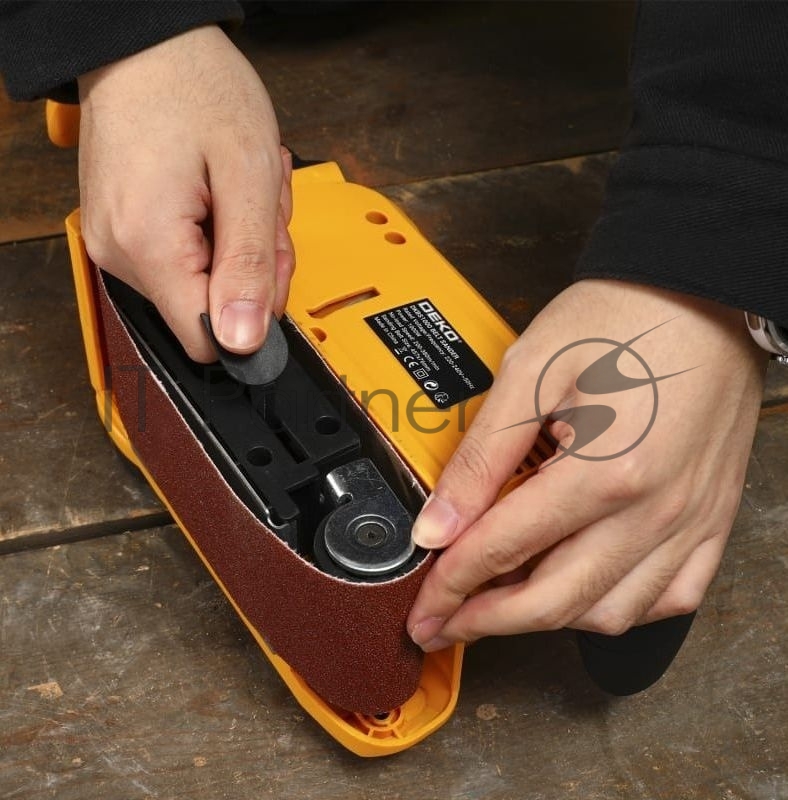 Ленточная шлифовальная машина Deko DKBS1000 1000Вт шир.ленты 76мм (063-4353)