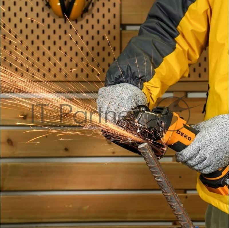 Углошлифовальная машина Deko DKAG20 9000об/мин рез.шпин.:M14 d=125мм