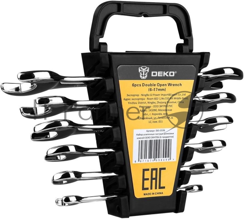 Набор гаечных ключей Deko DKHT06 6 предметов