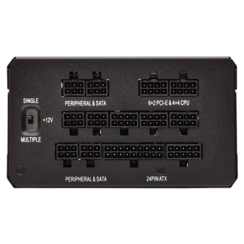 Блок питания 850Вт Corsair HX850 CP-9020138-EU ATX12V V2.4 (20/24+4/8+6/8pin, вентилятор d135мм) + кабель питания EURO (1.5м)