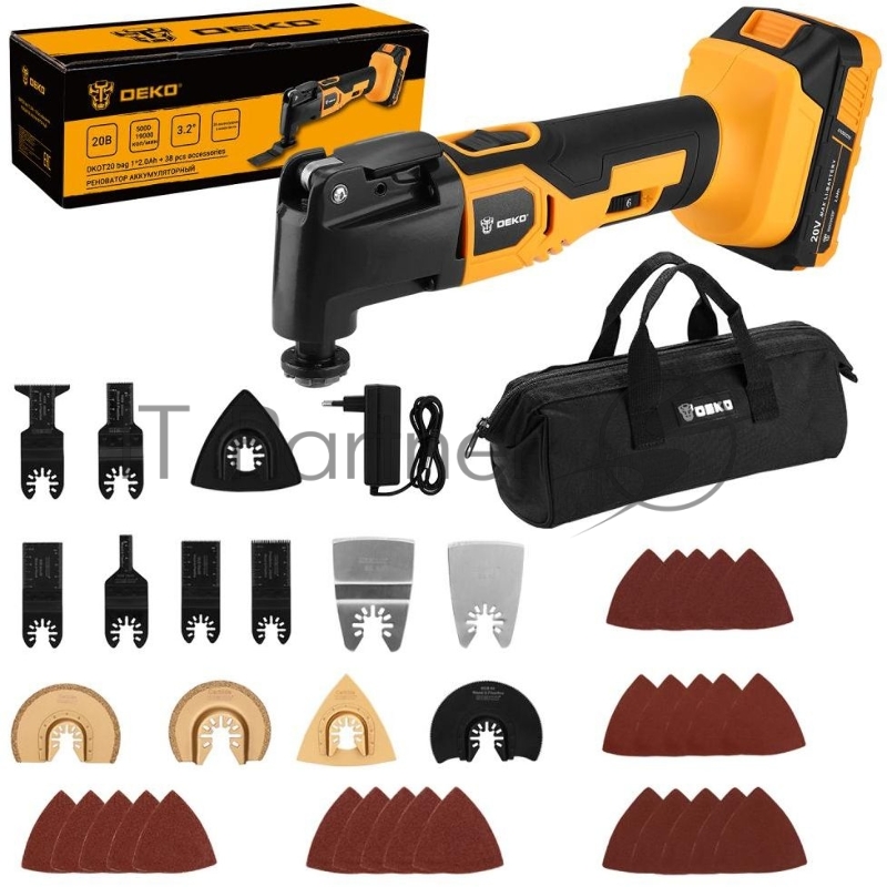 Многофункциональный инструмент Deko DKOT20 рыжий/черный