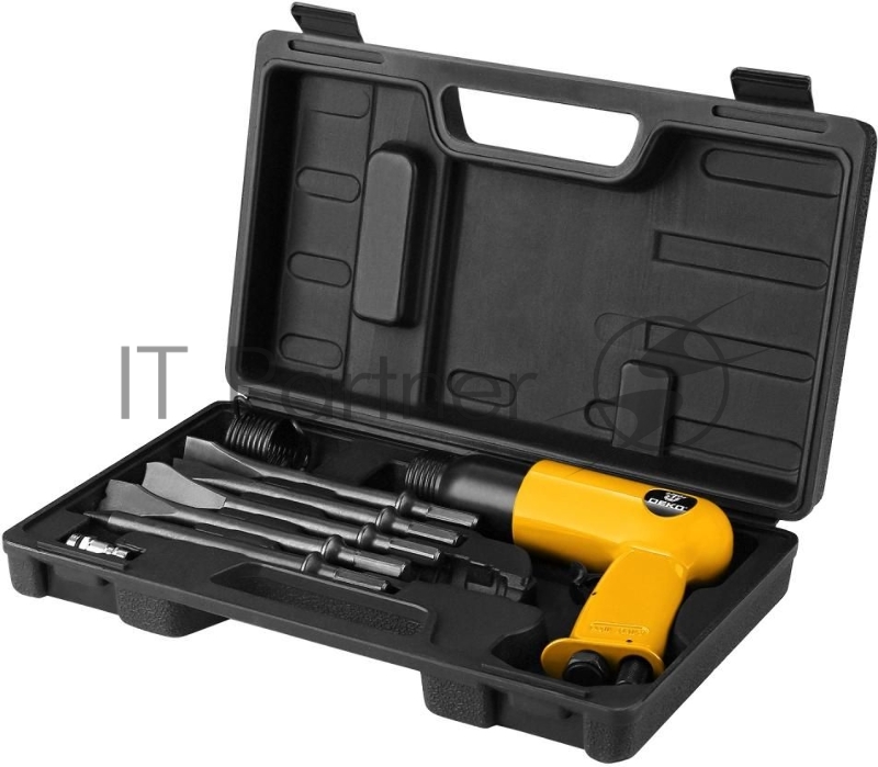 Набор пневмоинструментов Deko DKPT04 компл.:8 предметов 141л/мин желтый/черный (кейс в комплекте)